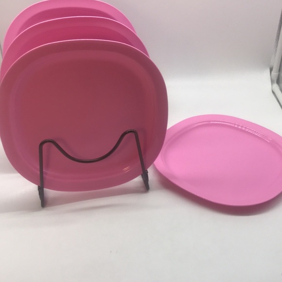 Tupperware Microwaveable Dessert Plate Set of 4 - Picture 12 of 13